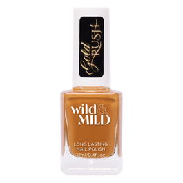 Wild&Mild Esmalte de Uñas Trophy Hunters 12 ml - Colección Gold Rush, Efecto Brillo Dorado, Larga Duración hasta 7 Días, Secado Rápido, Vegano y Cruelty-Free