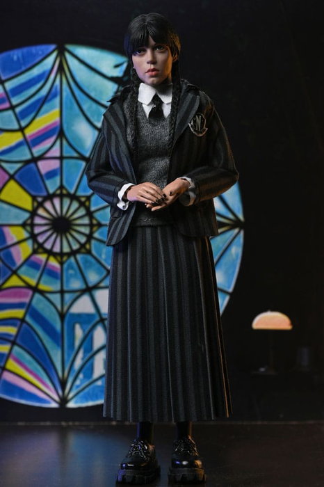 Wednesday Paquete de 2 Figuras Wednesday Addams (Nevermore Uniform) and Enid 20 cm