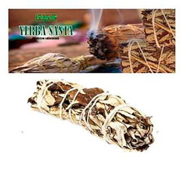 INKANAT Yerba Santa Atado 10cm Bolsa 1 Ud Incienso Herbal Natural para Aromaterapia y Rituales Energéticos