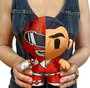Bizak Peluche Premium Power Rangers Rojo 18 cm Licencia Oficial