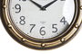 DKD Home Decor Reloj de Pared Vintage Dorado Negro 8 x 50 x 28.5 cm (2 Unidades)