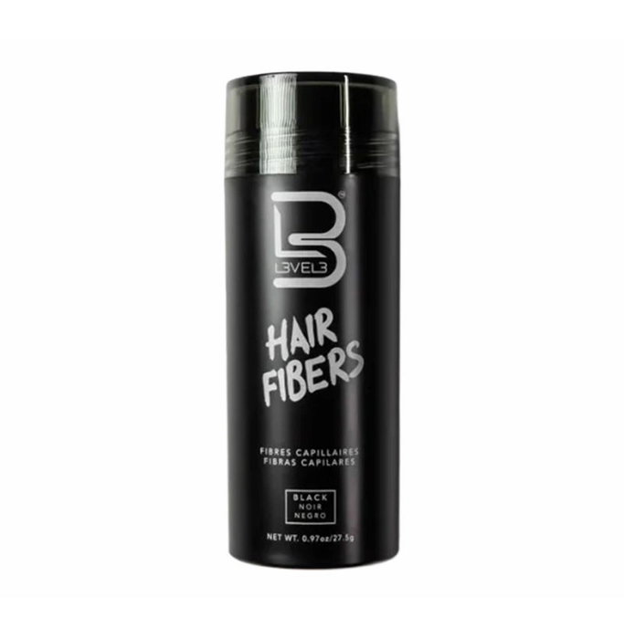 L3Vel3 Hair Fibers Black 100% Natural 27.5g L3Vel3 Hair Fibers Black 100% Natural 27.5g