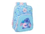 Safta Mochila Infantil Colección Stitch Waves, Adaptable a Carrito, 34 x 26 x 11 cm (340x260x110 mm)