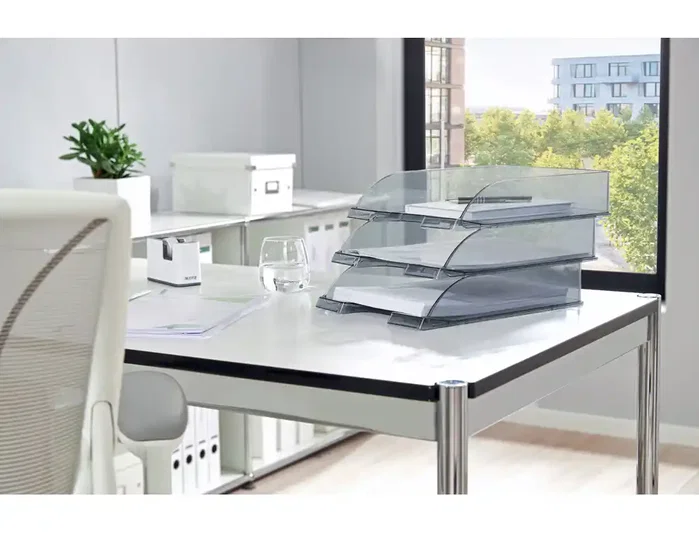 LEITZ Plus Standard Bandeja de Sobremesa Transparente Humo