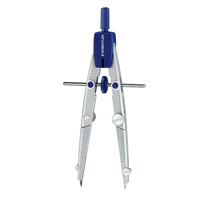 Staedtler Compás Escolar Noris 550 con Adaptador Universal y Tubo de Minas