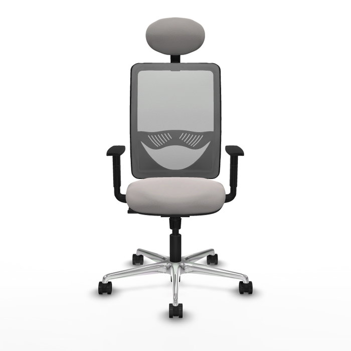PIQUERAS Y CRESPO Silla de oficina Zulema Blanco/Gris PIQUERAS Y CRESPO Silla de oficina Zulema Blanco/Gris