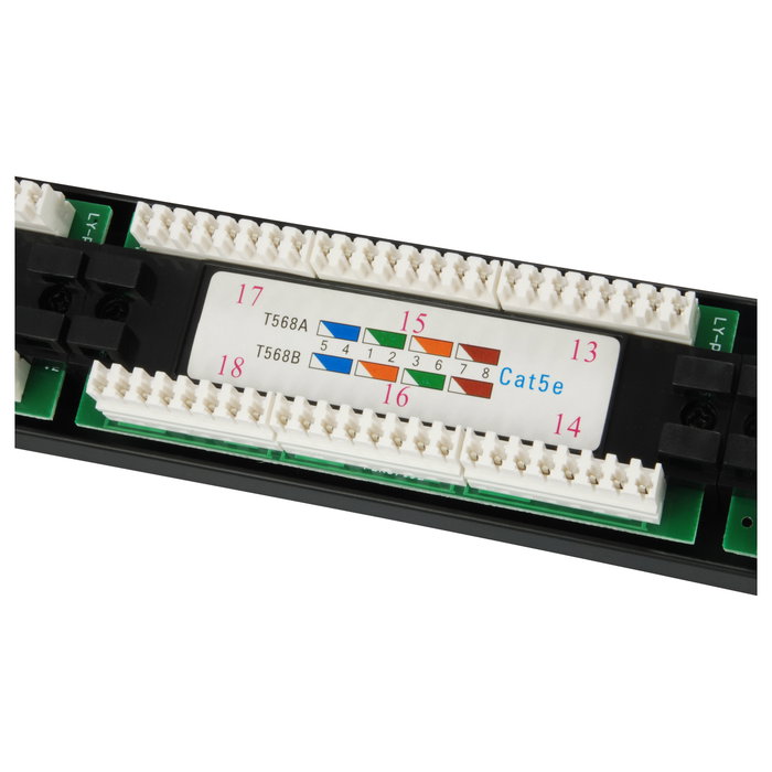EQUIP Equip Patchpanel 19" 1HE, 24 Puertos RJ45 Cat5e UTP, Montaje en Rack, Negro, 235325 EQUIP Equip Patchpanel 19" 1HE, 24 Puertos RJ45 Cat5e UTP, Montaje en Rack, Negro, 235325