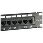 EQUIP Equip Patchpanel 19" 1HE, 24 Puertos RJ45 Cat5e UTP, Montaje en Rack, Negro, 235325