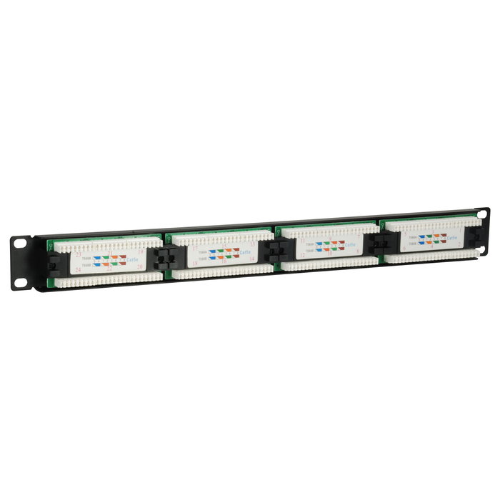 EQUIP Equip Patchpanel 19" 1HE, 24 Puertos RJ45 Cat5e UTP, Montaje en Rack, Negro, 235325 EQUIP Equip Patchpanel 19" 1HE, 24 Puertos RJ45 Cat5e UTP, Montaje en Rack, Negro, 235325