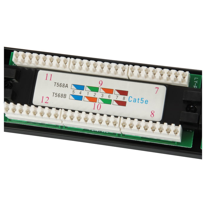 EQUIP Equip Patchpanel 19" 1HE, 24 Puertos RJ45 Cat5e UTP, Montaje en Rack, Negro, 235325 EQUIP Equip Patchpanel 19" 1HE, 24 Puertos RJ45 Cat5e UTP, Montaje en Rack, Negro, 235325