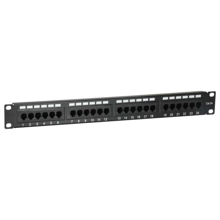 EQUIP Equip Patchpanel 19" 1HE, 24 Puertos RJ45 Cat5e UTP, Montaje en Rack, Negro, 235325 EQUIP Equip Patchpanel 19" 1HE, 24 Puertos RJ45 Cat5e UTP, Montaje en Rack, Negro, 235325