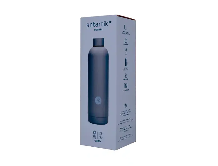 Antartik Botella portaliquidos isotérmica azul 500 ml