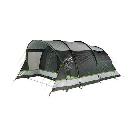 High Peak Garda 5.0 Tienda tipo túnel para 5 personas Verde y Gris claro