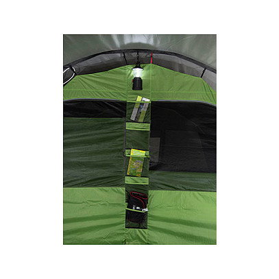 High Peak Garda 5.0 Tienda tipo túnel para 5 personas Verde y Gris claro