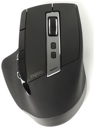 Rapoo MT750S Ratón Inalámbrico Bluetooth 3.0, 4.0 y 2.4 GHz, Sensor Laser, Negro