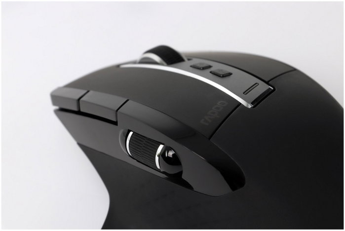Rapoo MT750S Ratón Inalámbrico Bluetooth 3.0, 4.0 y 2.4 GHz, Sensor Laser, Negro Rapoo MT750S Ratón Inalámbrico Bluetooth 3.0, 4.0 y 2.4 GHz, Sensor Laser, Negro