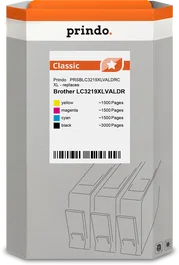 Prindo Classic XL Multipack Negro, Cian, Magenta y Amarillo