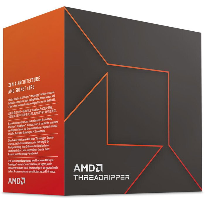 AMD Ryzen Threadripper 7980X 64 núcleos 5,1 GHz Boost AMD Ryzen Threadripper 7980X 64 núcleos 5,1 GHz Boost