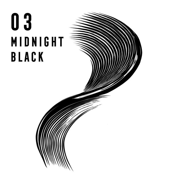 Max Factor Masterpiece 2 in 1 Lash Wow Máscara de Pestañas #03-Midnight Black 7 ml - Volumen, Longitud, Waterproof, Vegano
