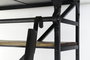 DKD Home Decor Estantería de Madera Reciclada y Metal Diseño Escalera
