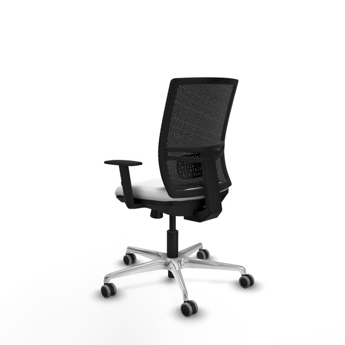 PIQUERAS Y CRESPO Silla de oficina Yunquera con mecanismo Sincro/Traslack, Blanco y Negro PIQUERAS Y CRESPO Silla de oficina Yunquera con mecanismo Sincro/Traslack, Blanco y Negro