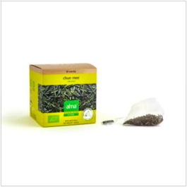 ALMA HOME Té Verde Chun Mee Infusión 15 Pirámides Eco Vegan