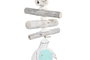 DKD Home Decor Decoración Colgante Albasia 14x5x45 Surtido de 2 Colores