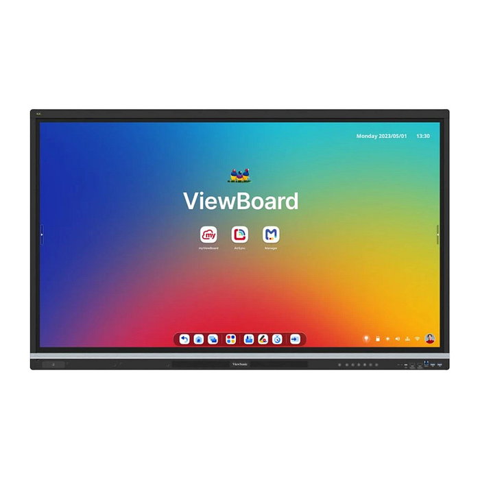 ViewSonic ViewBoard IFP9851 Pantalla Táctil Interactiva 98" UHD 4K 3840x2160, 16GB RAM, Android 14, 500 cd/m², 50 Puntos Táctiles, Ethernet, 6x HDMI, Negro