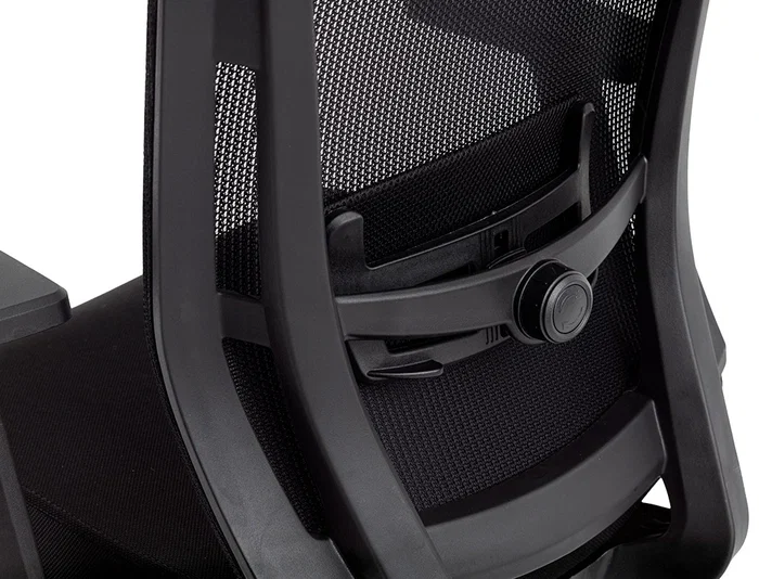 Q-connect Silla Giratoria Ergonómica Respaldo Alto Reposacabezas Ajustable 1180+100x630x625 mm