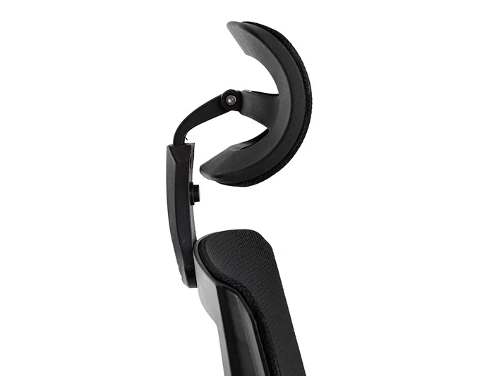 Q-connect Silla Giratoria Ergonómica Respaldo Alto Reposacabezas Ajustable 1180+100x630x625 mm