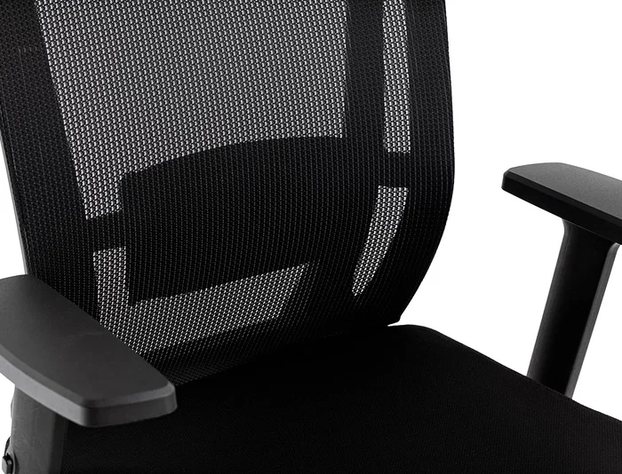 Q-connect Silla Giratoria Ergonómica Respaldo Alto Reposacabezas Ajustable 1180+100x630x625 mm