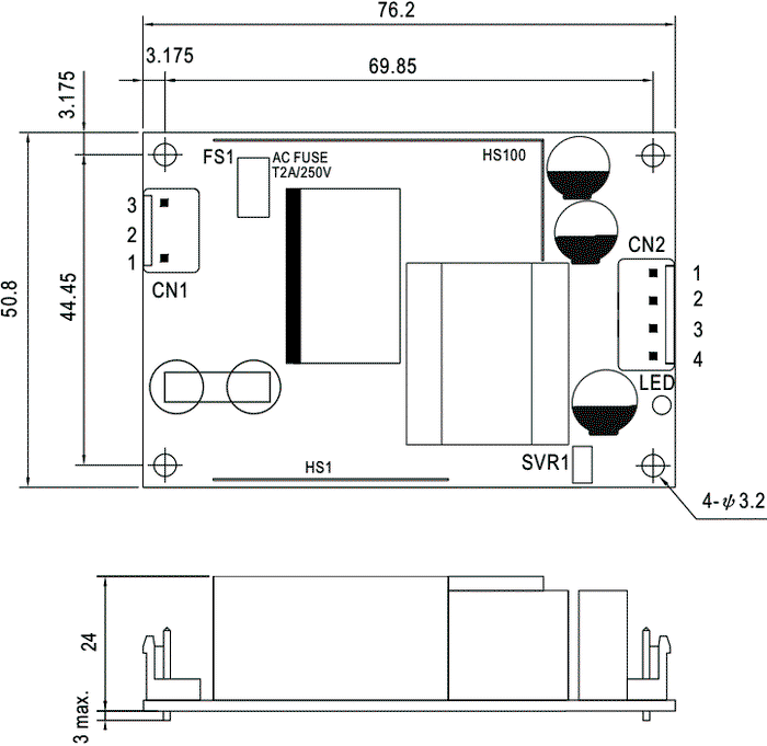 MEAN WELL EPS-45S-5 40W 5V 8A
