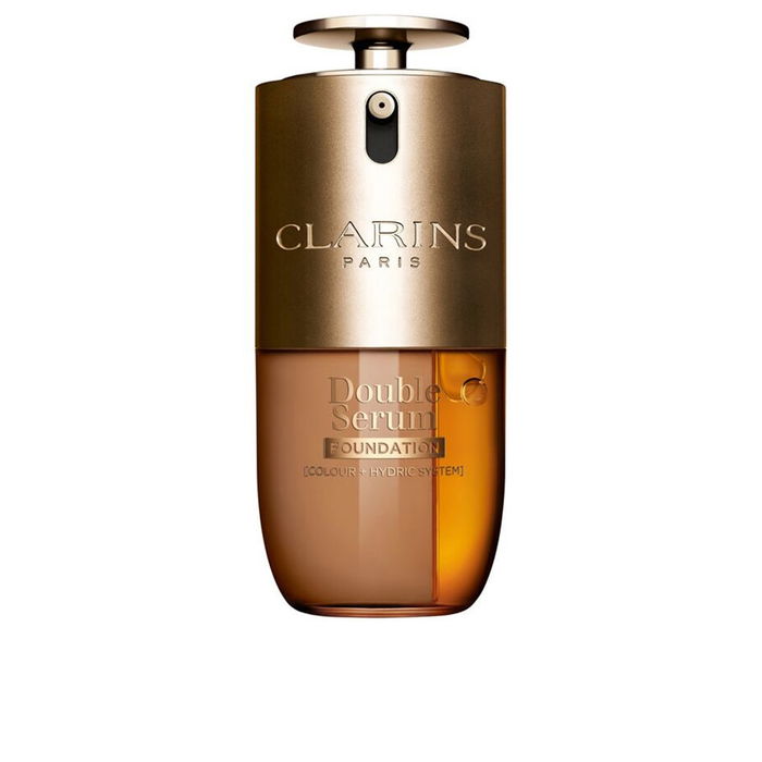 Clarins DOUBLE SERUM Base de Maquillaje Antiedad Tratamiento #M5C, 30 ml - 16 Tonos, Luminosidad e Hidratación Clarins DOUBLE SERUM Base de Maquillaje Antiedad Tratamiento #M5C, 30 ml - 16 Tonos, Luminosidad e Hidratación