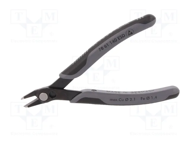 KNIPEX Super Knips XL ESD Alicates de corte diagonal de precisión 140 mm
