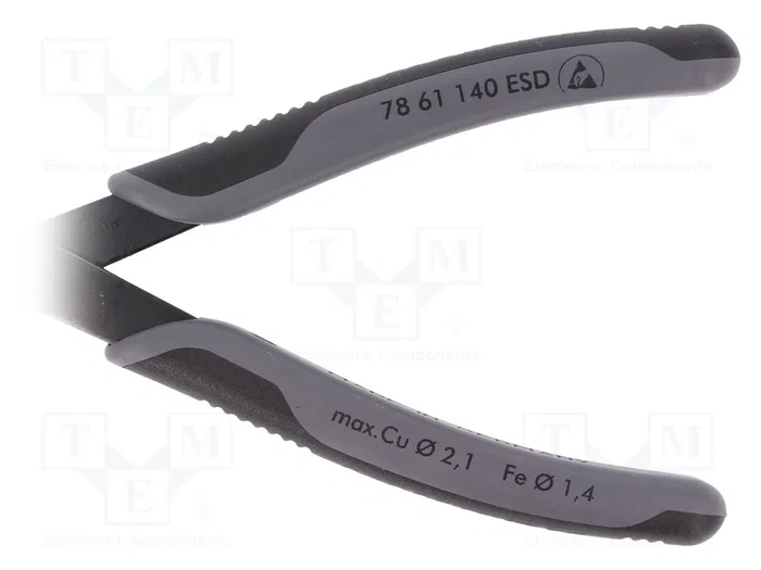 KNIPEX Super Knips XL ESD Alicates de corte diagonal de precisión 140 mm