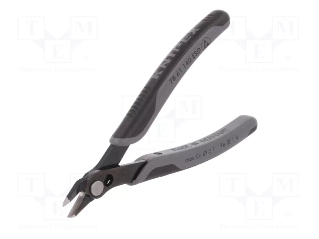 KNIPEX Super Knips XL ESD Alicates de corte diagonal de precisión 140 mm
