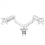 Mars Gaming Soporte Mesa 2 Monitores MARM-PRO2, Giratorio, Inclinable, Muelle de Gas, VESA 75x75/100x100, hasta 10kg por Brazo