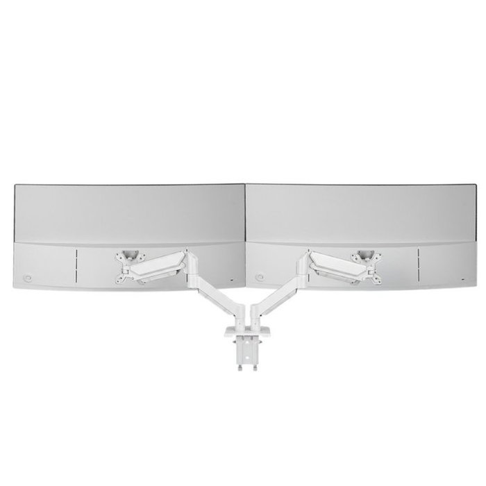 Mars Gaming MARM-PRO2 Soporte de Mesa Gas para 2 Monitores 13-27" Blanco - VESA 75x75/100x100 mm