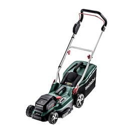 Metabo RM 36-18 LTX BL 36 Cortacésped de Empuje a Batería, 36 cm de Corte, Bolsa 45 L, 5 Alturas, 18V