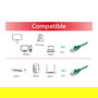 EQUIP Patchkabel Cat6 U/UTP 625441, 2m, 2xRJ45, Verde
