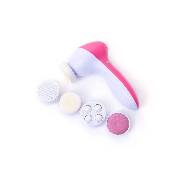 Paloma Beauties Cepillo Limpiador Facial 5 en 1 para Limpieza Profunda y Exfoliación