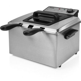Princess 185000 Freidora de aceite de 5L, Plateado