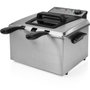 Princess 185000 Freidora de aceite de 5L, Plateado