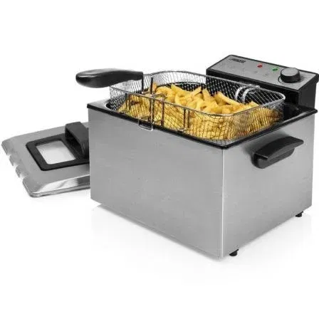 Princess Freidora 185000 5L 3270W con Zona Fría y 3 Cestas