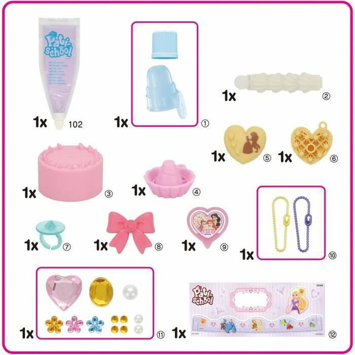 Epoch Kit creativo Disney con arcilla moldeable Escuela Pati