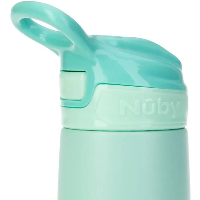 Nuby NUB0039175805608 Botella Térmica de Acero Inoxidable 300 ml Turquesa