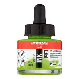 Amsterdam Tinta Acrílica Verde Amarillento 617 de 30 ml