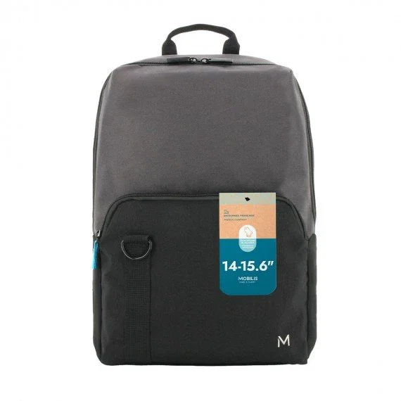 Mobilis Mochila The One Essential para Portátil de 15.6 Pulgadas (39.6 cm) - Negro y Gris