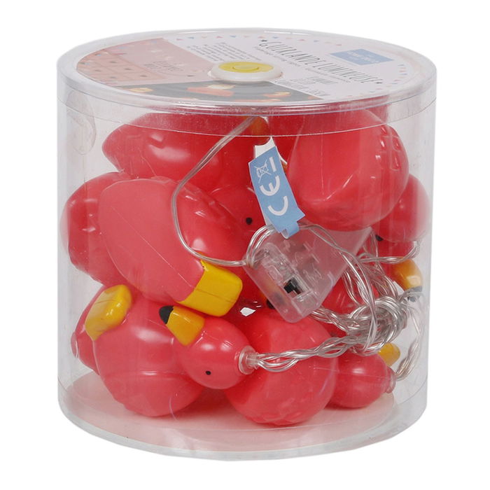 Home Deco Kids Guirnalda Luz 10 Led Flamenco Decoración Infantil 165cm