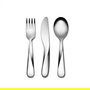 Alessi UNS06S3 Giro Kids Set 4 Cubiertos Niños Acero Inoxidable 18/10